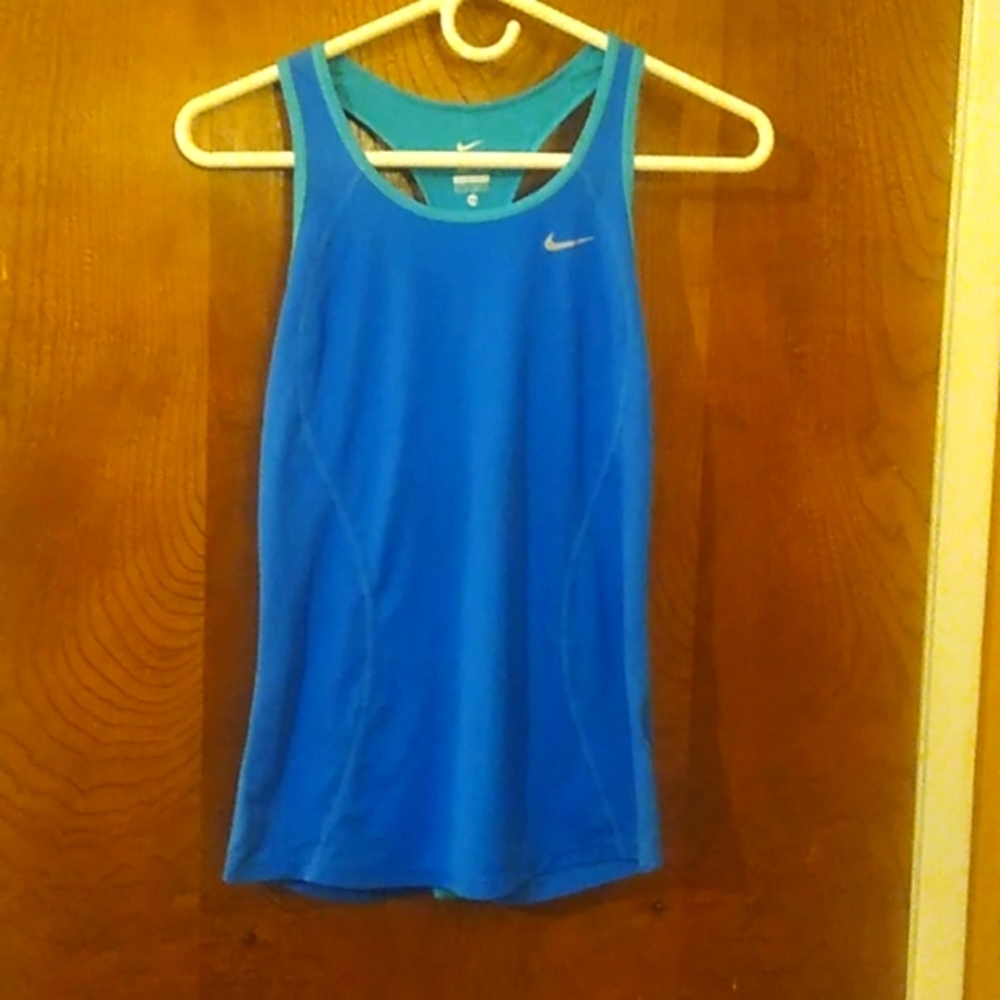 Blue Nike Dri-Fit Tank Top XS